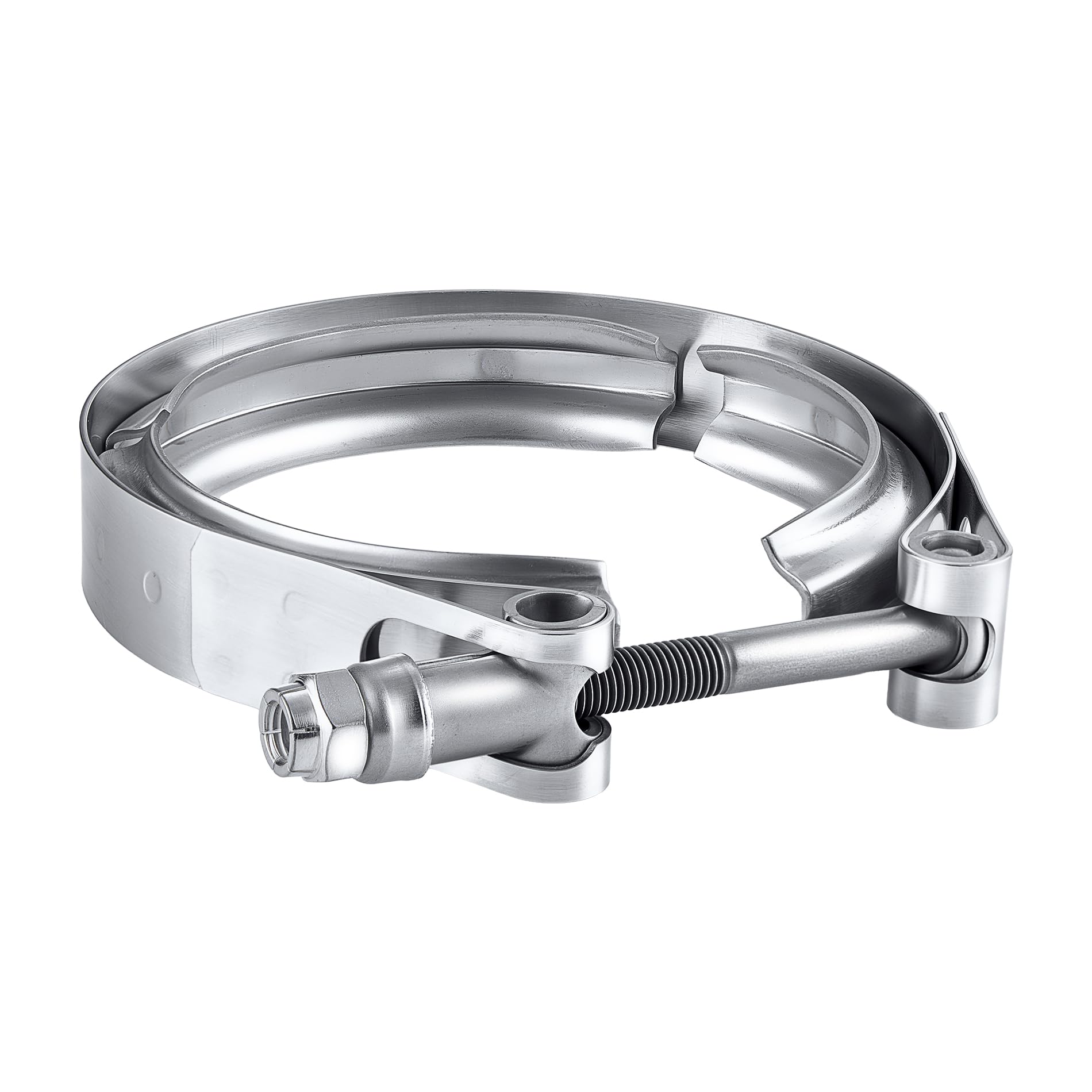 EVIL ENERGY V Band Clamp for Flange Kit Stainless Steel (2, 3.5)