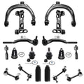 Detroit Axle - Front Rear Suspension Kit for Chevrolet Trailblazer EXT SSR GMC Envoy XUV Buick Rainier Saab 9-7x Control Arms Ba
