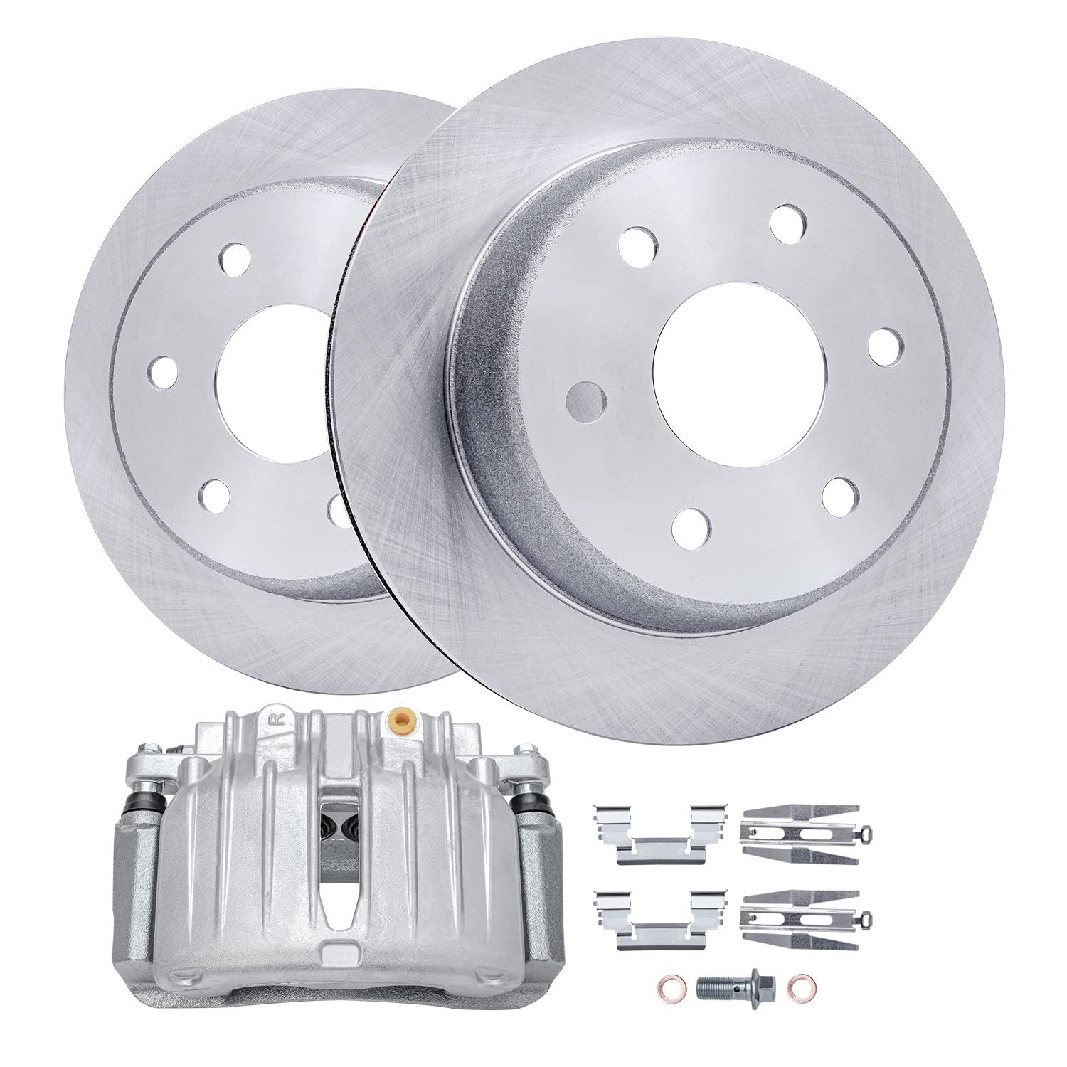 Detroit Axle - Rear Brake Kit for Chevy GMC Silverado Suburban Sierra Yukon XL 1500 Tahoe Cadillac Escalade Disc Brakes Rotors D
